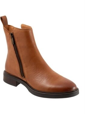 EOS Blaine Boot - Tan Leather Ankle Boot EU 38 (Size 8)